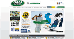 Desktop Screenshot of golfexperten.dk